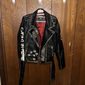 Pull & Bear Faux Leather Jacket